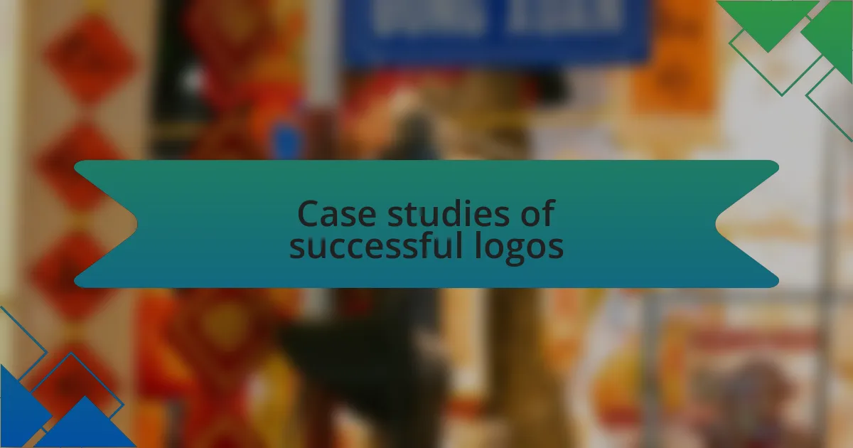 Case studies of successful logos